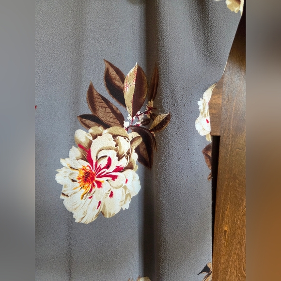 Floral Ruffle Sleeve Off Shoulder Dress - Picture 6 of 6